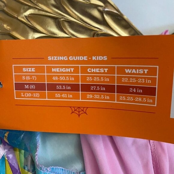 Target Rainbow Unicorn Halloween Costume Dress Headpiece Hyde & EEK! Size M - Picture 7 of 7